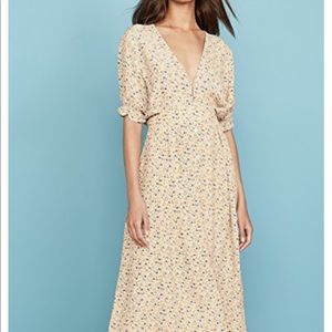 Fathfull The Brand Farah Midi Dress in M